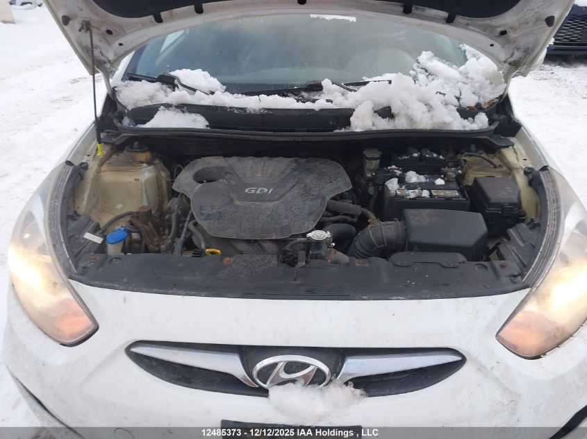 2012 Hyundai Accent VIN: KMHCU4AEXCU208656 Lot: 12485373