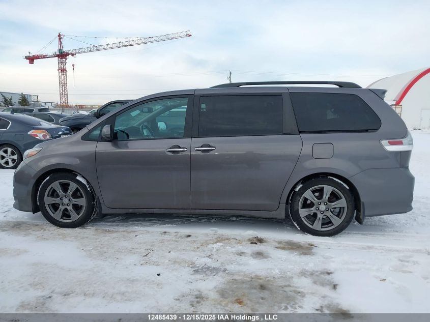 2017 Toyota Sienna Se 8 Passenger VIN: 5TDXZ3DC5HS859331 Lot: 12485439