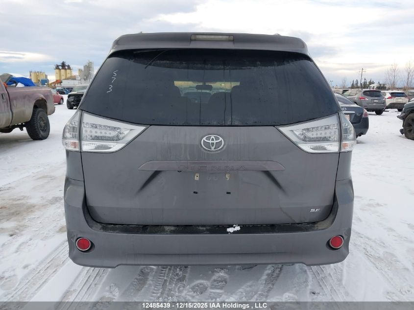 2017 Toyota Sienna Se 8 Passenger VIN: 5TDXZ3DC5HS859331 Lot: 12485439