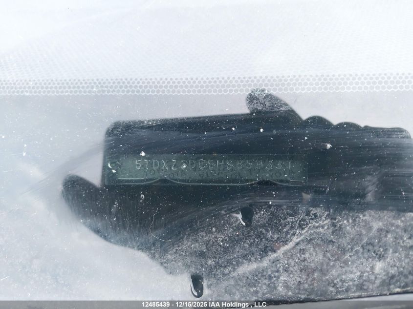 2017 Toyota Sienna Se 8 Passenger VIN: 5TDXZ3DC5HS859331 Lot: 12485439