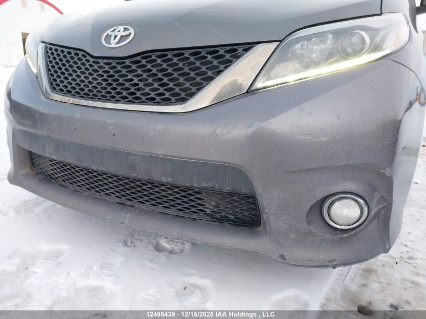 2017 Toyota Sienna Se 8 Passenger VIN: 5TDXZ3DC5HS859331 Lot: 12485439