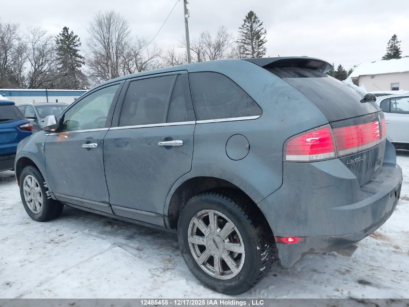 2010 Lincoln Mkx VIN: 2LMDJ8JC8ABJ20943 Lot: 12485455