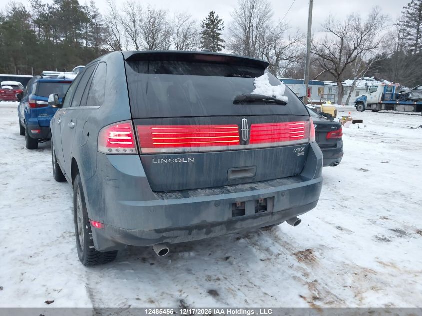 2010 Lincoln Mkx VIN: 2LMDJ8JC8ABJ20943 Lot: 12485455