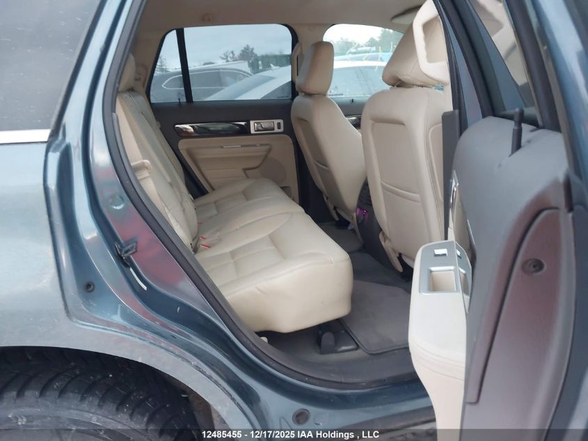 2010 Lincoln Mkx VIN: 2LMDJ8JC8ABJ20943 Lot: 12485455