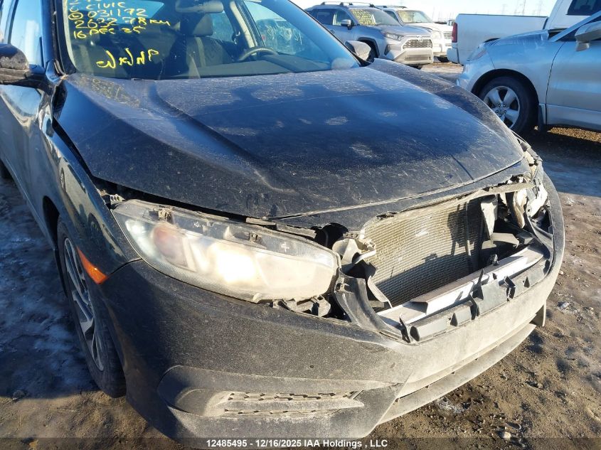 2016 Honda Civic Ex 4Dr VIN: 2HGFC2F75GH031172 Lot: 12485495