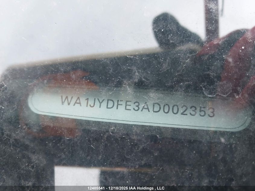 2010 Audi Q7 Premium VIN: WA1JYDFE3AD002353 Lot: 12485541