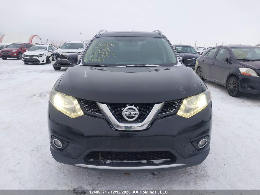 2015 Nissan Rogue S/Sl/Sv VIN: 5N1AT2MV6FC807025 Lot: 12485571