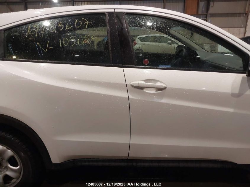 2016 Honda Hr-V Lx VIN: 3CZRU5H32GM105129 Lot: 12485607