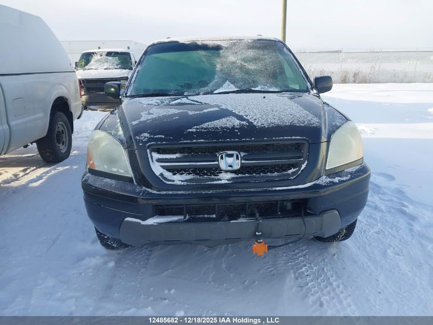 2005 Honda Pilot Exl VIN: 2HKYF185X5H004011 Lot: 12485682