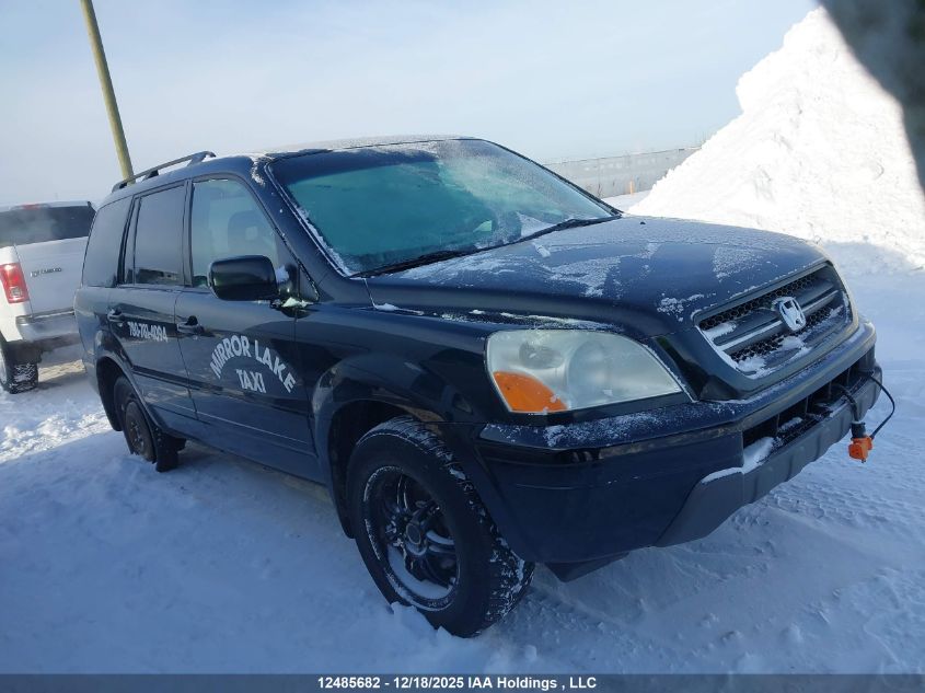 2005 Honda Pilot Exl VIN: 2HKYF185X5H004011 Lot: 12485682