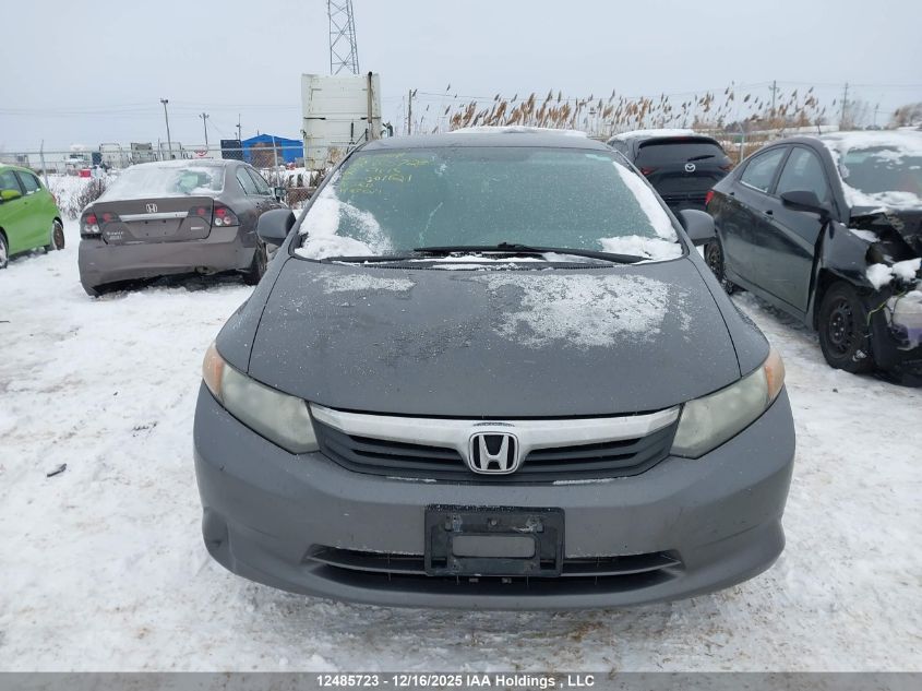 2012 Honda Civic Lx VIN: 2HGFB2F40CH061621 Lot: 12485723