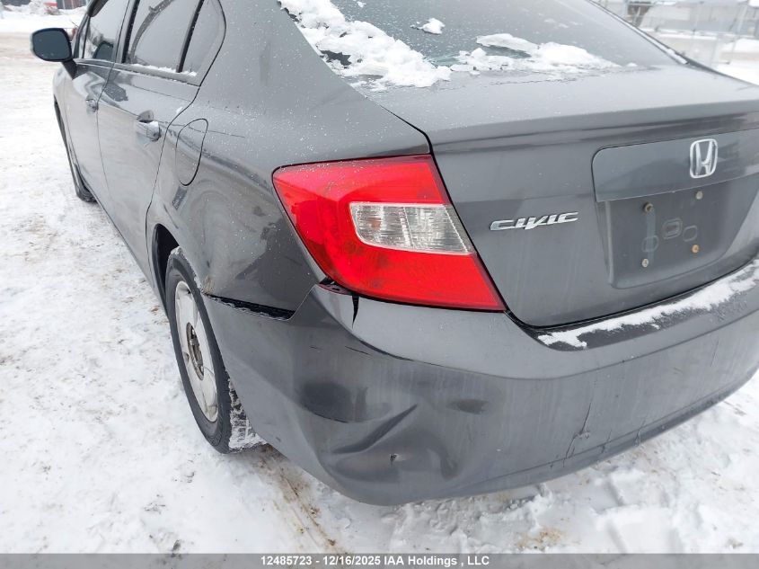 2012 Honda Civic Lx VIN: 2HGFB2F40CH061621 Lot: 12485723