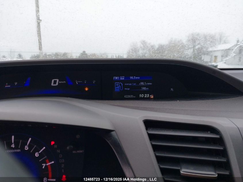 2012 Honda Civic Lx VIN: 2HGFB2F40CH061621 Lot: 12485723