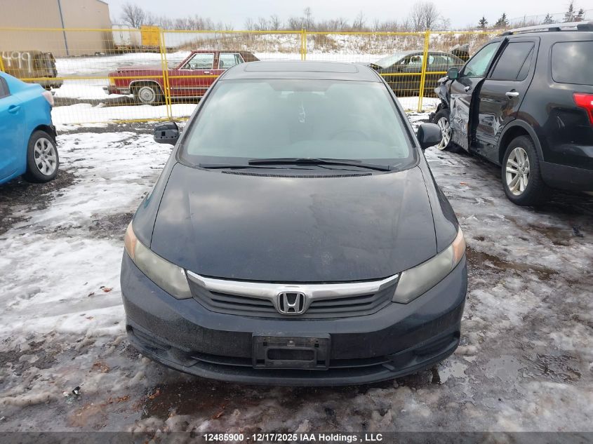 2012 Honda Civic Ex VIN: 2HGFB2F5XCH002357 Lot: 12485900