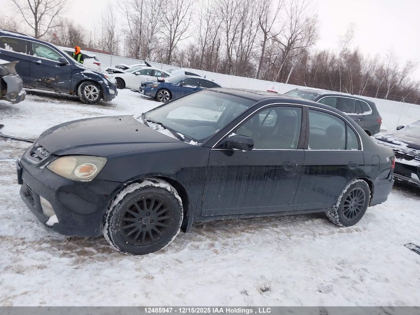 2005 Acura El Premium VIN: 2HHES36835H103864 Lot: 12485947