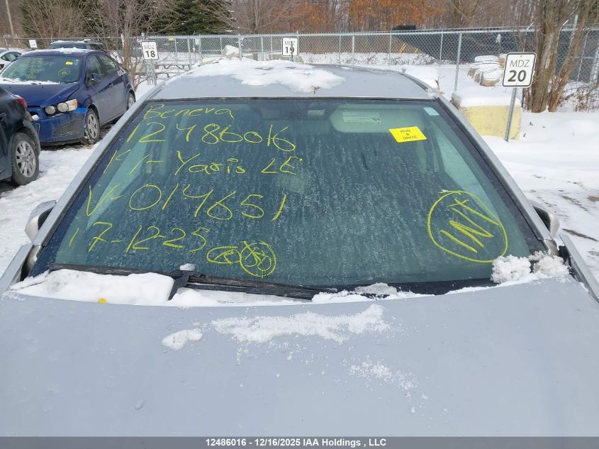 2014 Toyota Yaris Le VIN: VNKKTUD34EA014651 Lot: 12486016