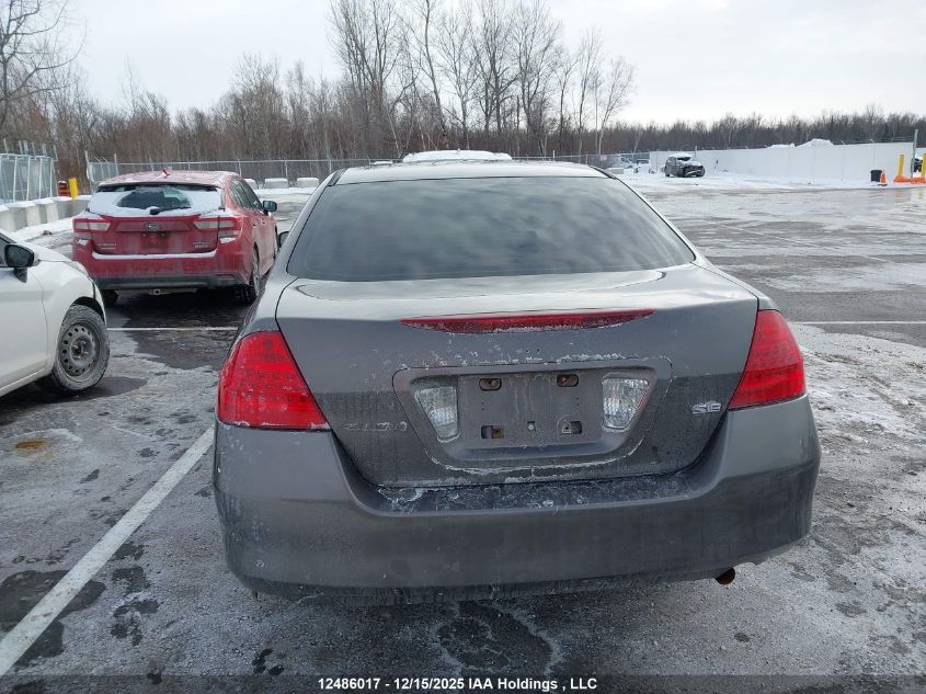 2007 Honda Accord Ex-L/Se VIN: 1HGCM56777A801906 Lot: 12486017