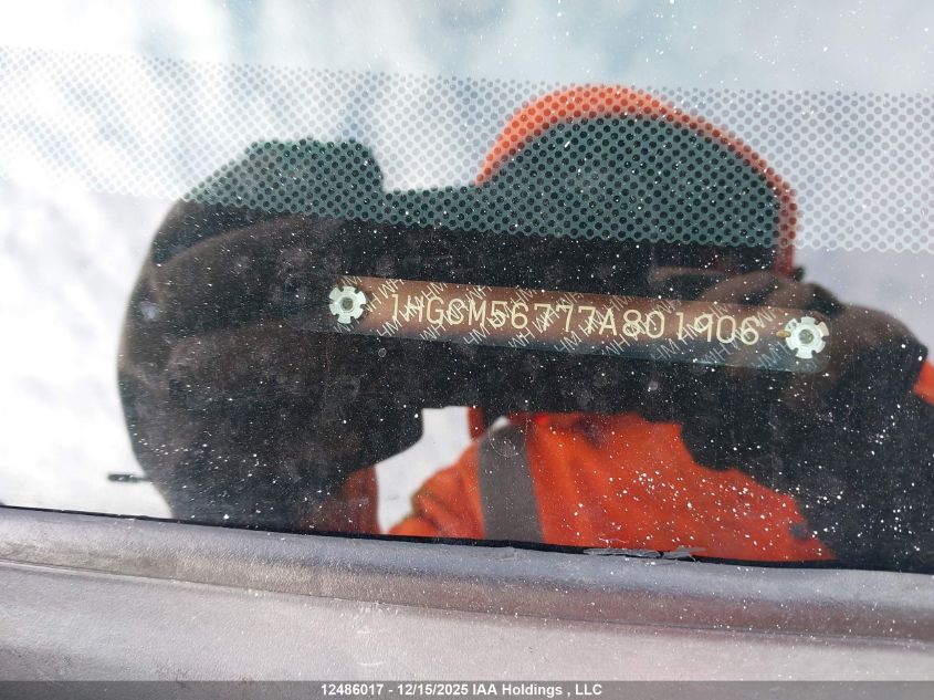 2007 Honda Accord Ex-L/Se VIN: 1HGCM56777A801906 Lot: 12486017