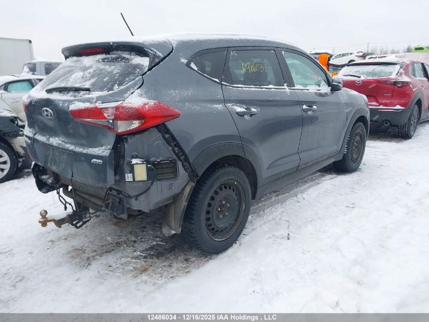 2016 Hyundai Tucson Premium VIN: KM8J3CA41GU196673 Lot: 12486034