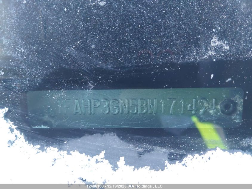 2011 Ford Focus Ses VIN: 1FAHP3GN5BW171494 Lot: 12486108