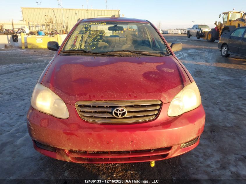 2004 Toyota Corolla Ce/Le/Sport VIN: 2T1BR32E84C817723 Lot: 12486133