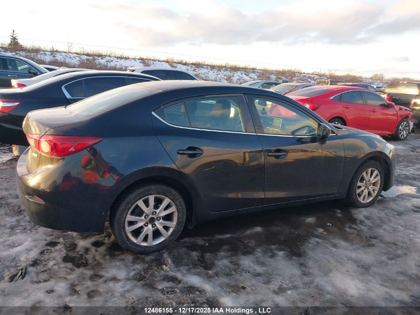 2016 Mazda Mazda3 Gs VIN: 3MZBM1V75GM304907 Lot: 12486155