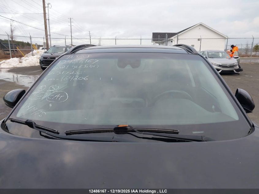 2021 Hyundai Tucson Ultimate VIN: KM8J3CAL3MU317285 Lot: 12486167