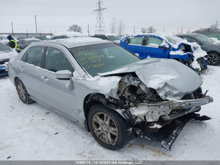 1HGCM56816A809717 2006 Honda Accord Ex-L auction photo 1