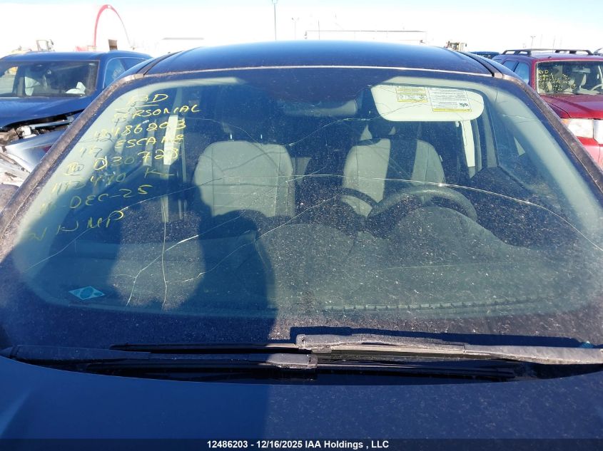 2017 Ford Escape S VIN: 1FMCU9FDXHUD30728 Lot: 12486203