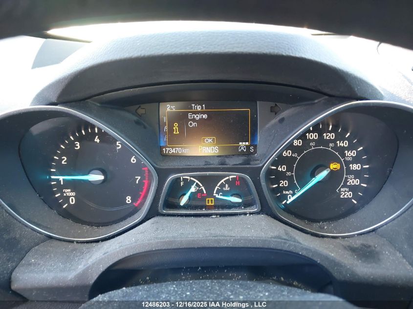 2017 Ford Escape S VIN: 1FMCU9FDXHUD30728 Lot: 12486203