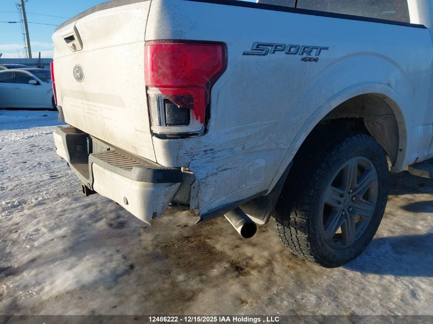 2020 Ford F-150 Lariat VIN: 1FTEW1E56LKD69968 Lot: 12486222