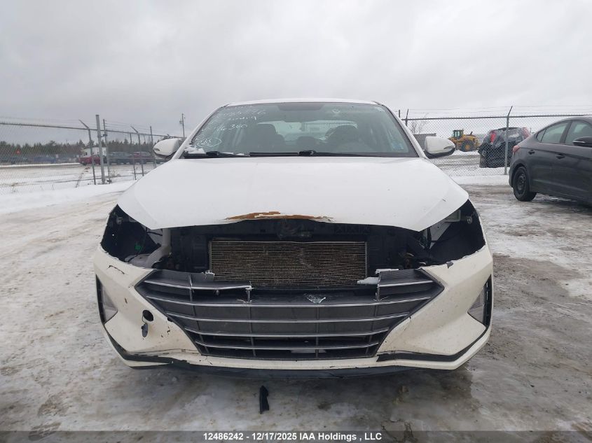 2020 Hyundai Elantra Preferred Auto Ivt VIN: KMHD84LFXLU946360 Lot: 12486242