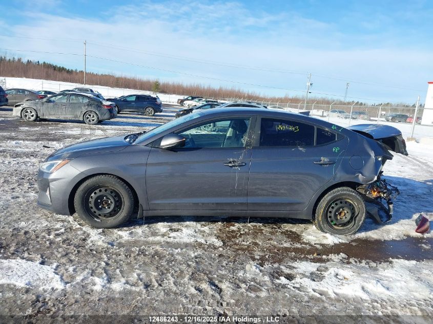 2019 Hyundai Elantra Preferred VIN: KMHD84LF0KU873398 Lot: 12486243