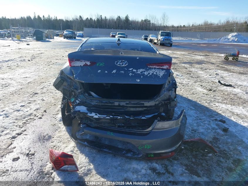 2019 Hyundai Elantra Preferred VIN: KMHD84LF0KU873398 Lot: 12486243