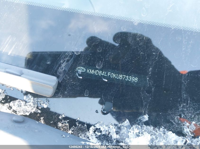 2019 Hyundai Elantra Preferred VIN: KMHD84LF0KU873398 Lot: 12486243