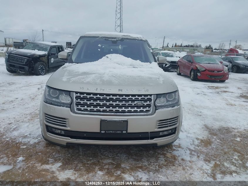2016 Land Rover Range Rover 5.0L V8 Supercharged VIN: SALGS2EF4GA248492 Lot: 12486253