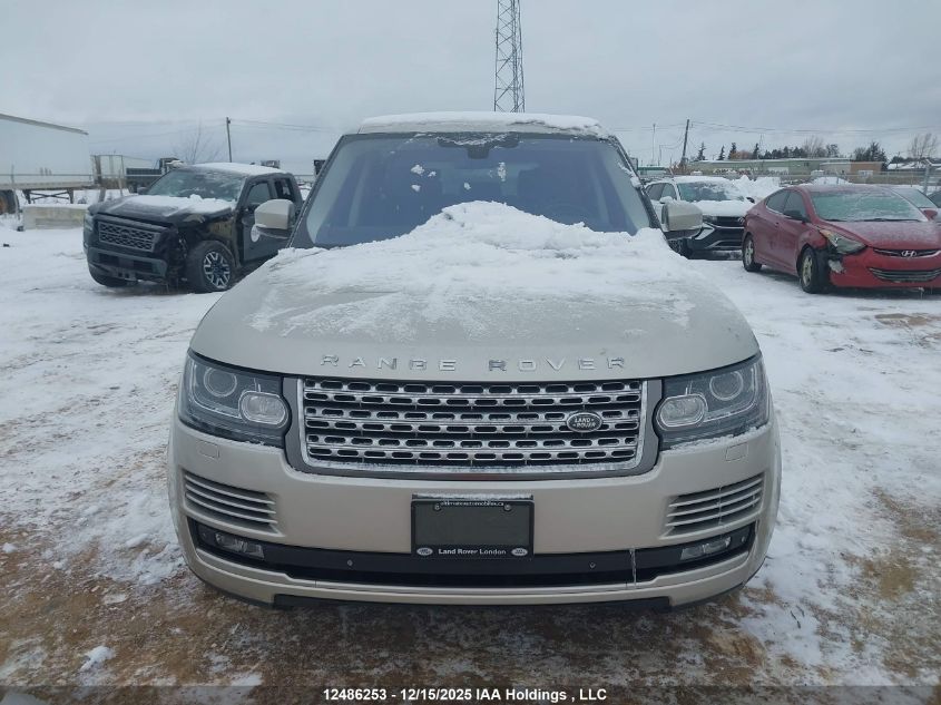 2016 Land Rover Range Rover 5.0L V8 Supercharged VIN: SALGS2EF4GA248492 Lot: 12486253