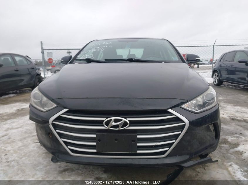 2017 Hyundai Elantra Gl VIN: KMHD84LF8HU218026 Lot: 12486302