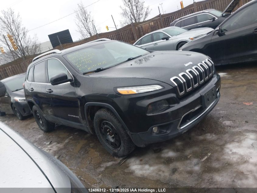 2016 Jeep Cherokee Limited VIN: 1C4PJLDS9GW294028 Lot: 12486312