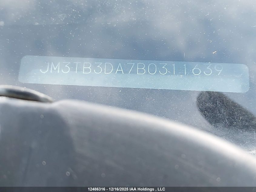 2011 Mazda Cx-9 VIN: JM3TB3DA7B0311639 Lot: 12486316