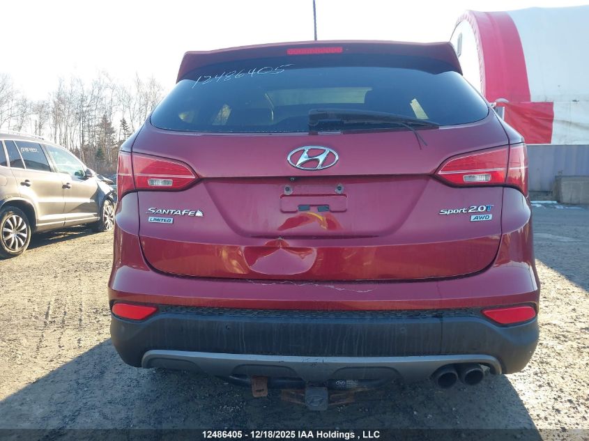 2015 Hyundai Santa Fe Sport 2.0T Limited VIN: 5XYZUDLAXFG302695 Lot: 12486405