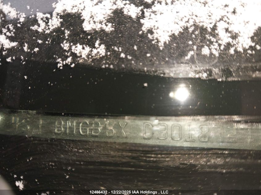 2013 Subaru Legacy 2.5I Touring Package VIN: 4S3BMGB6XD3018727 Lot: 12486432