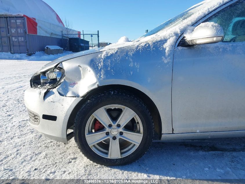 2010 Volkswagen Golf 2.5L Comfortline/2.5L Trendline VIN: 3VWKX7AJ6AM676601 Lot: 12486576