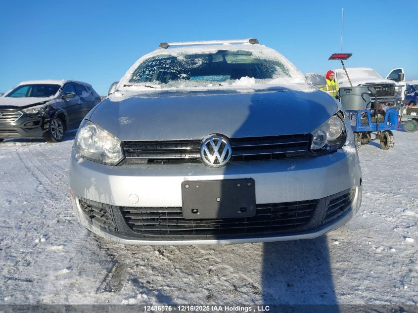 2010 Volkswagen Golf 2.5L Comfortline/2.5L Trendline VIN: 3VWKX7AJ6AM676601 Lot: 12486576