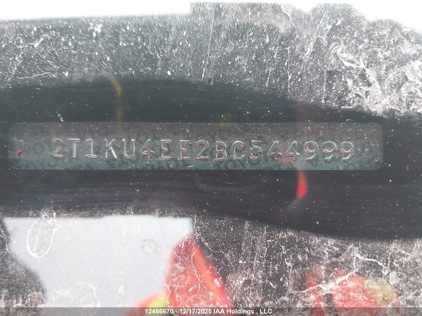 2T1KU4EE2BC544999 2011 TOYOTA MATRIX photo no. 18