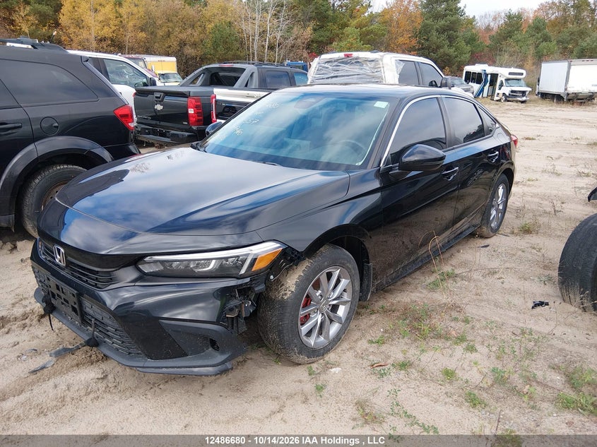 Vin: 2hgfe2f30nh128557, lot: 2873415, honda civic ex 4dr 20222