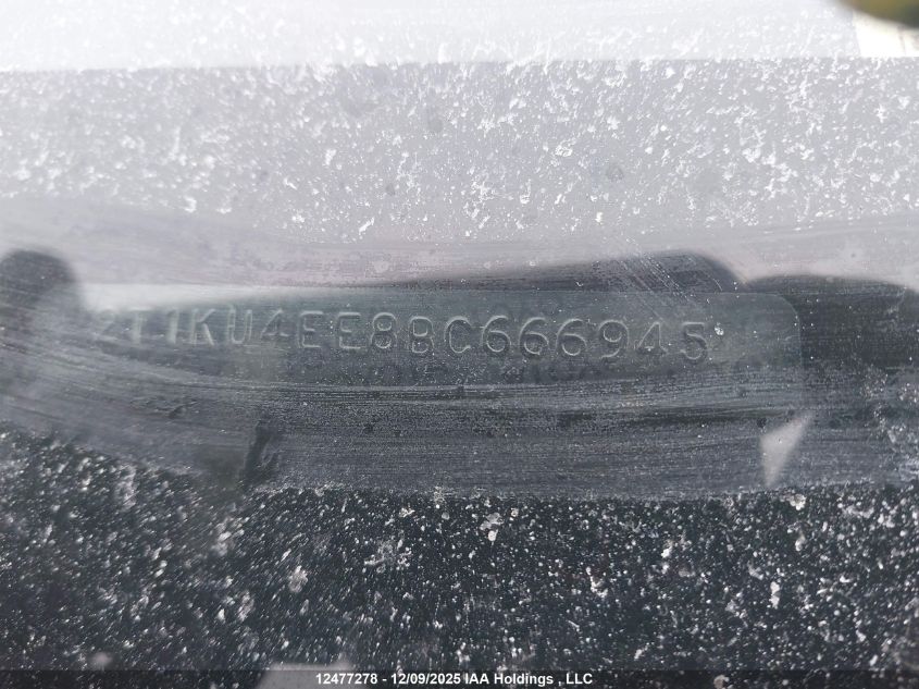 2011 Toyota Matrix VIN: 2T1KU4EE8BC666945 Lot: 12477278X