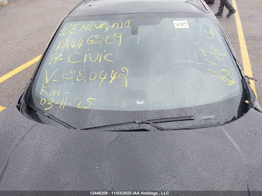 2017 Honda Civic Si Si VIN: 2HGFC3A54HH220442 Lot: 12446209X