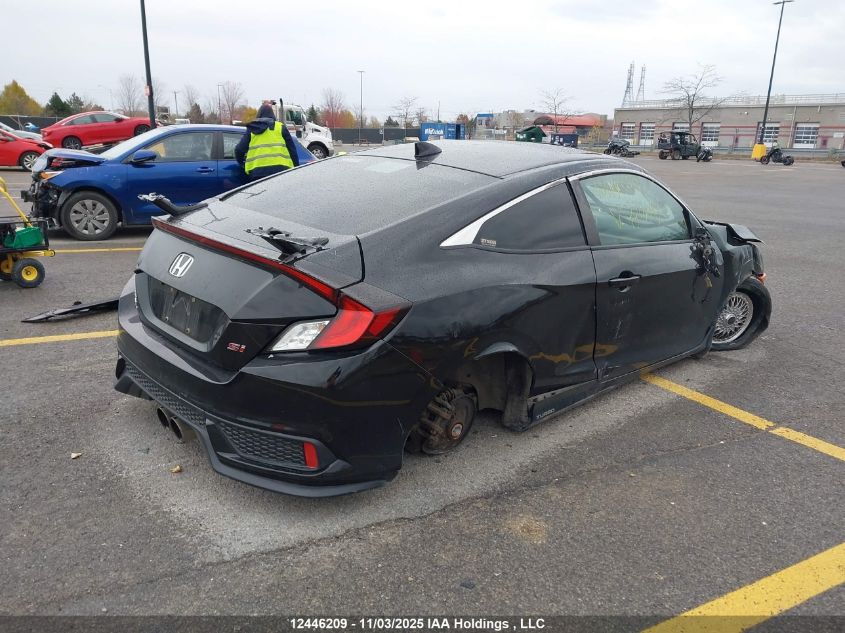 2017 Honda Civic Si Si VIN: 2HGFC3A54HH220442 Lot: 12446209X