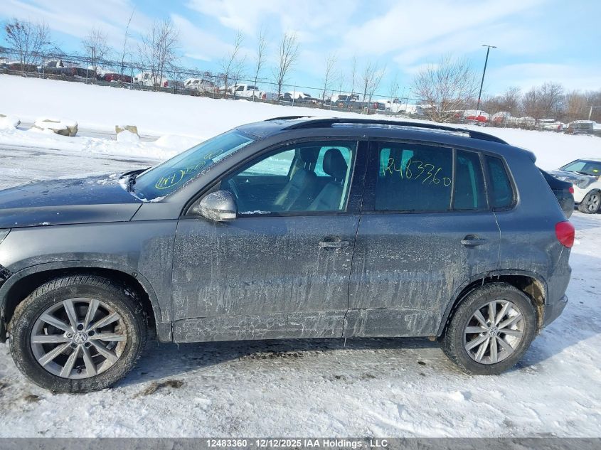2012 Volkswagen Tiguan 2.0 Tsi Comfortline/2.0 Tsi Highline/2.0 Tsi Trendline VIN: WVGBV7AX7CW001268 Lot: 12483360X